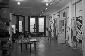 Studio at 190 Bowery, New York, 1967. Photograph by Ugo Mulas © Ugo Mulas Heirs. All rights reserved