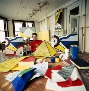 Roy Lichtenstein in his studio at 190 Bowery, New York, 1969. Photograph by Lord Snowdon/Trunk Archive